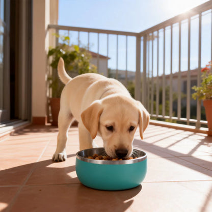32Oz64Oz Dog Bowl for Food and Water Stainless Steel Pet Feeding Bowl Durable Non-Skid Doubl Wall Insulated Multi-Color Dog Bowl