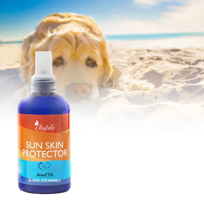 Natural Moisturizer Non-Greasy Sun Protection Spray Dog Cats Sunscreen for All Soothing Pet Horses Pet Sunscreen Spray